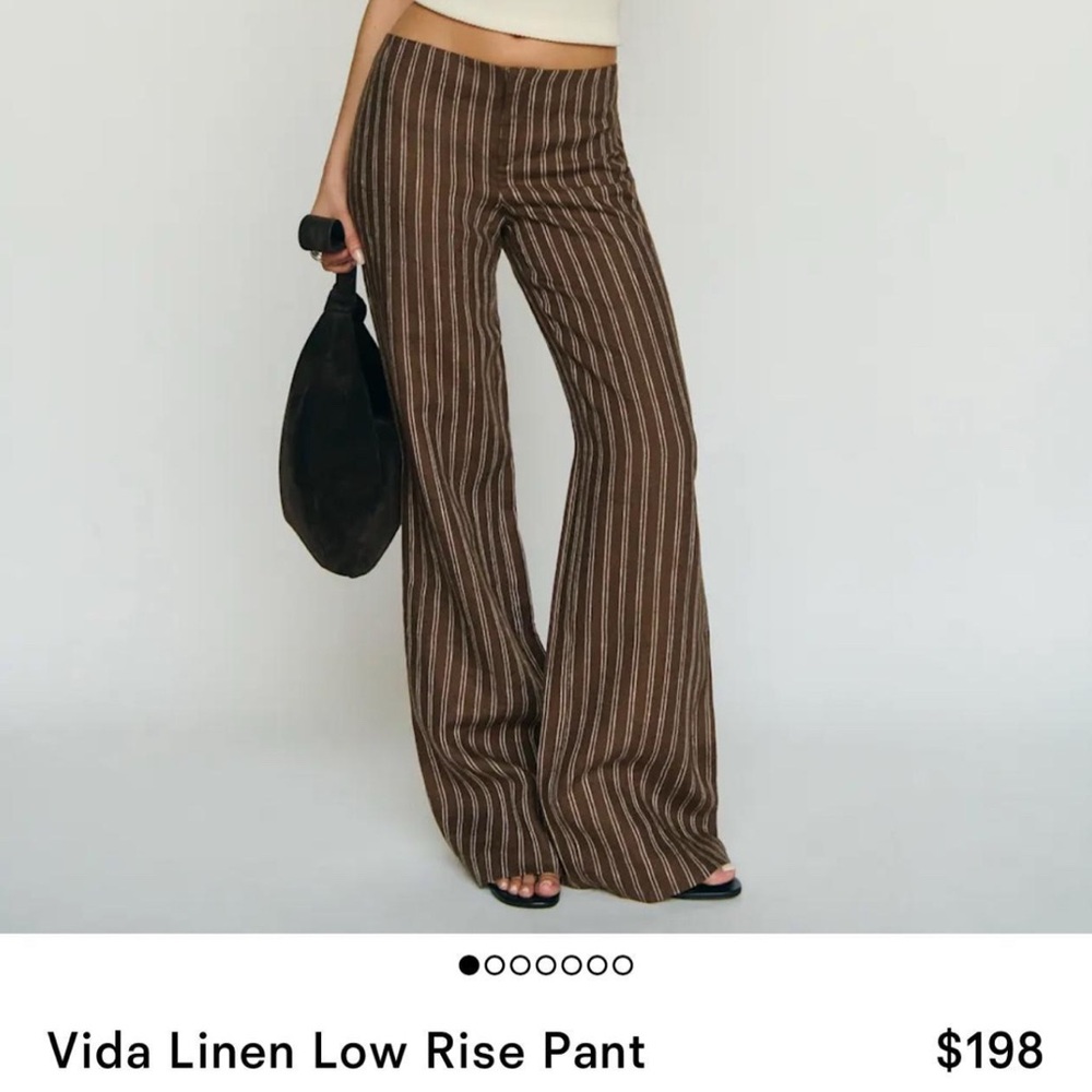 Reformation Vida Linen Pant
